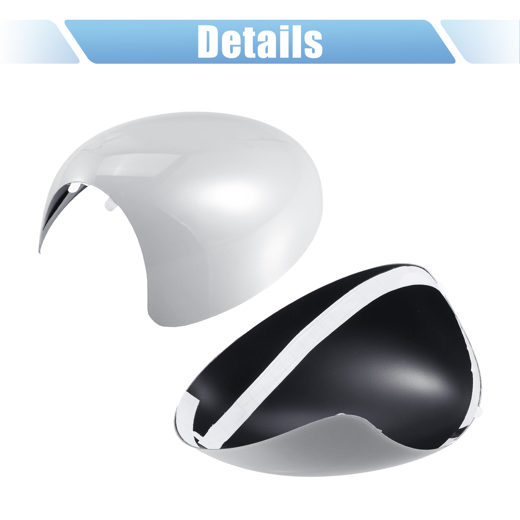 White Rearview Mirror Cover for Mini Cooper S F723