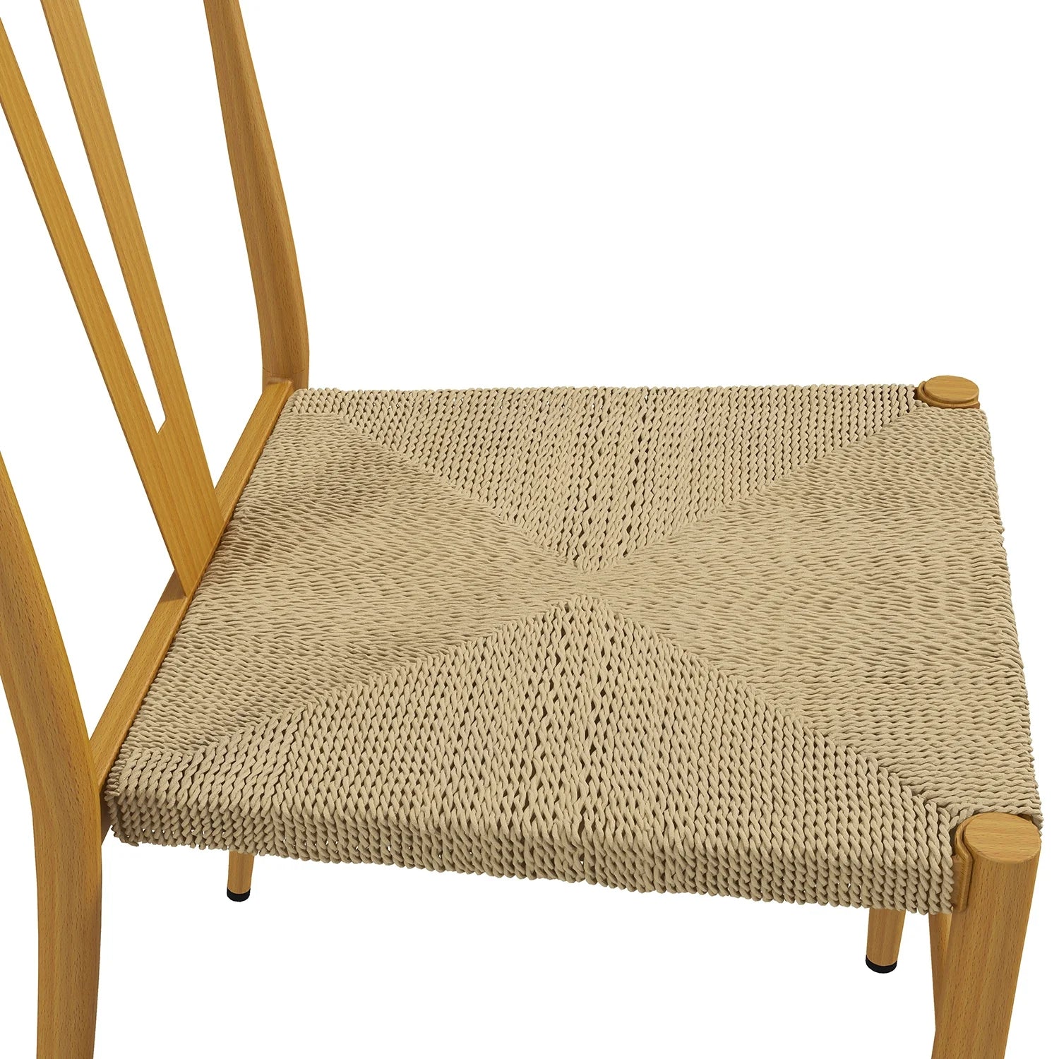 Natural Woven Rattan Dining Chair Set of 2 P2765