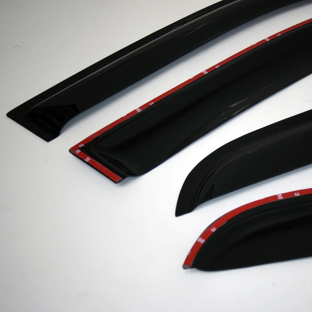 4 Pcs Dark Smoke Window Visor Deflector Rain Guard R584104