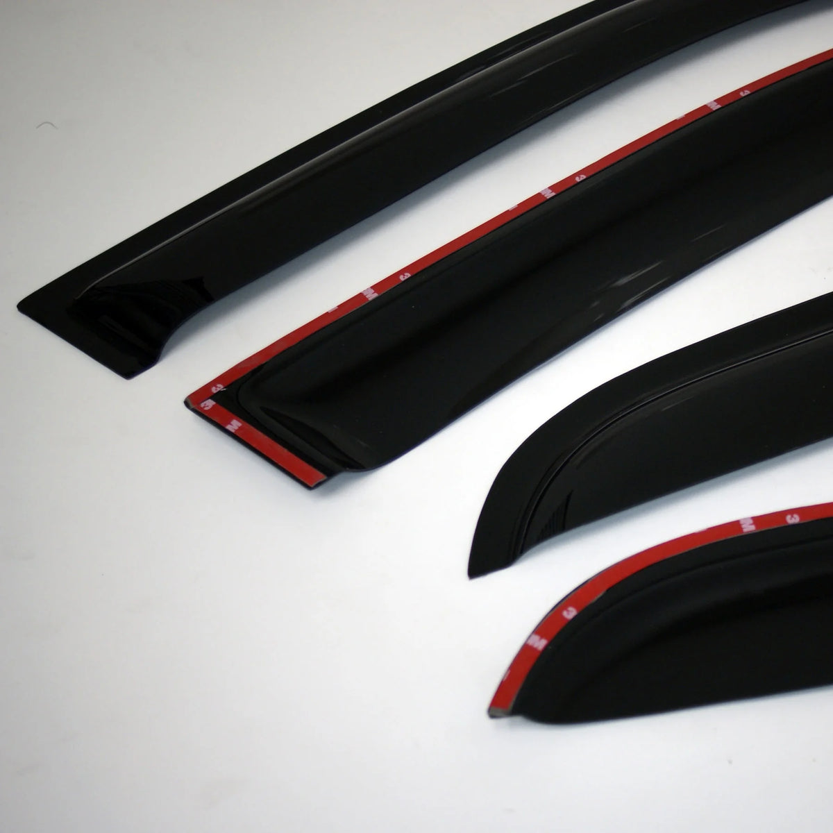4 Pcs Dark Smoke Window Visor Deflector Rain Guard R584104