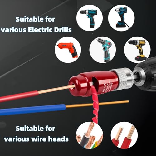 2 Pcs Wire Twister Tool for Drill E6589