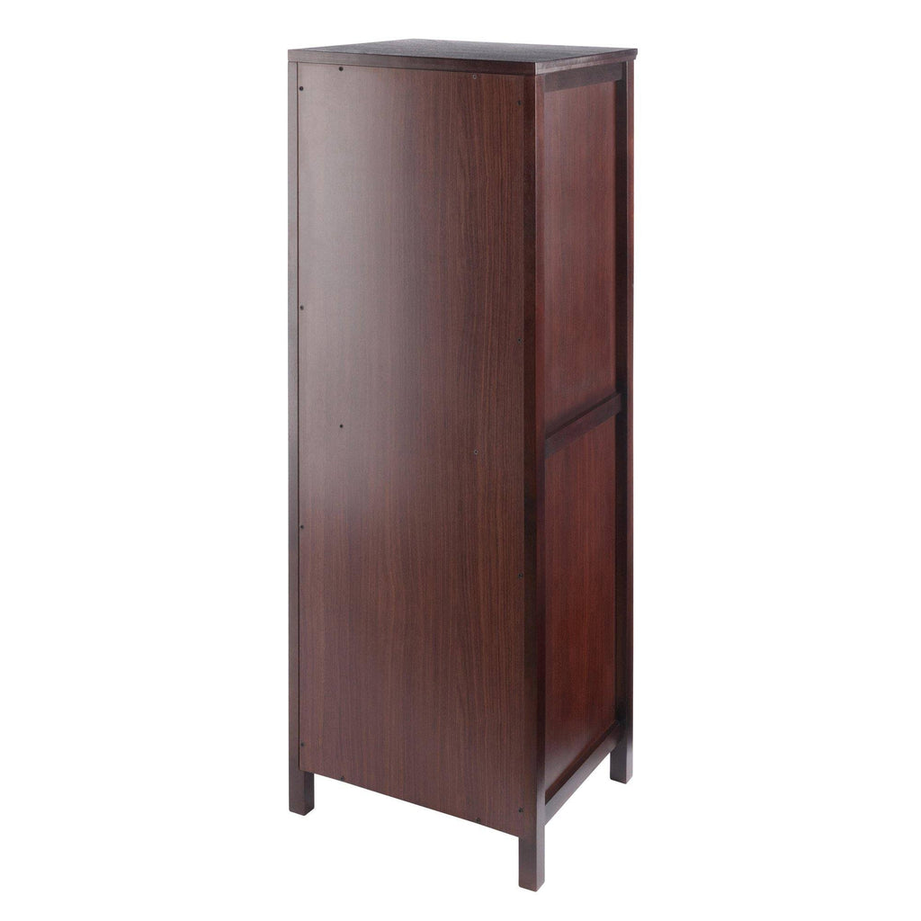 Walnut Brown 4-Section Cabinet T115