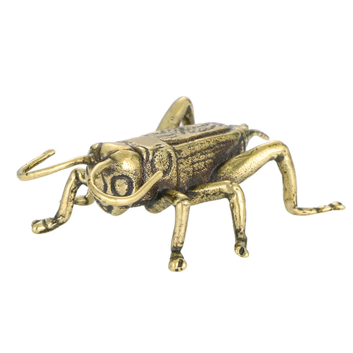 Brass Cricket Statue Desktop Ornament K6129