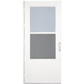 36 in. White Self-Storing Storm Door O64159