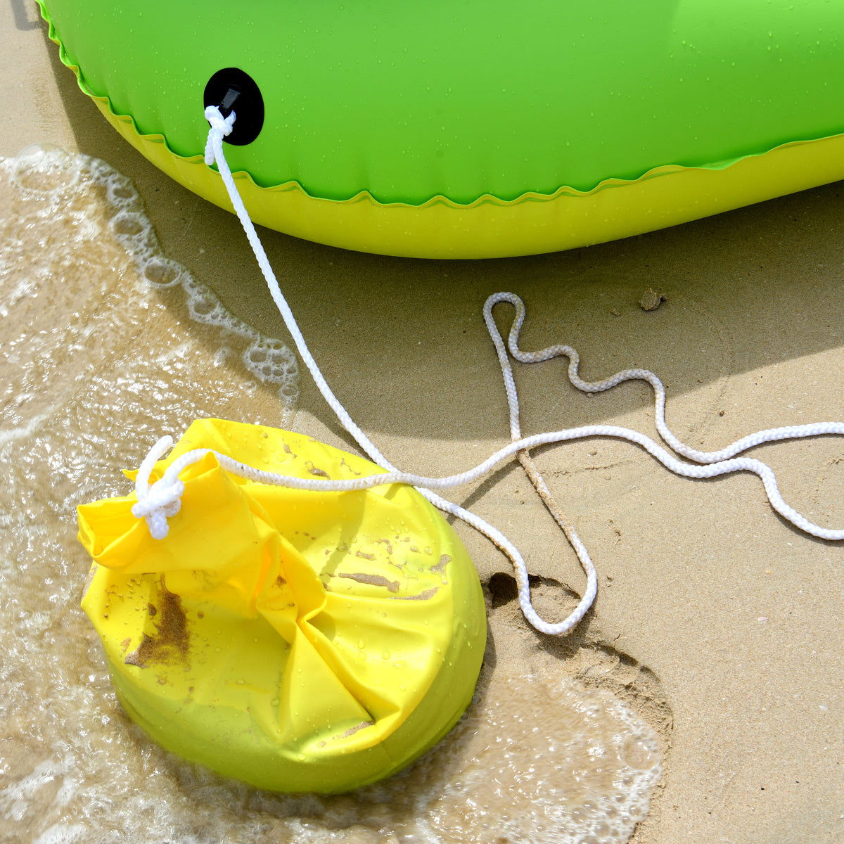 Inflatable Floating Island Lounge Raft with Cup Holders and Coolers - 4 Person R4301