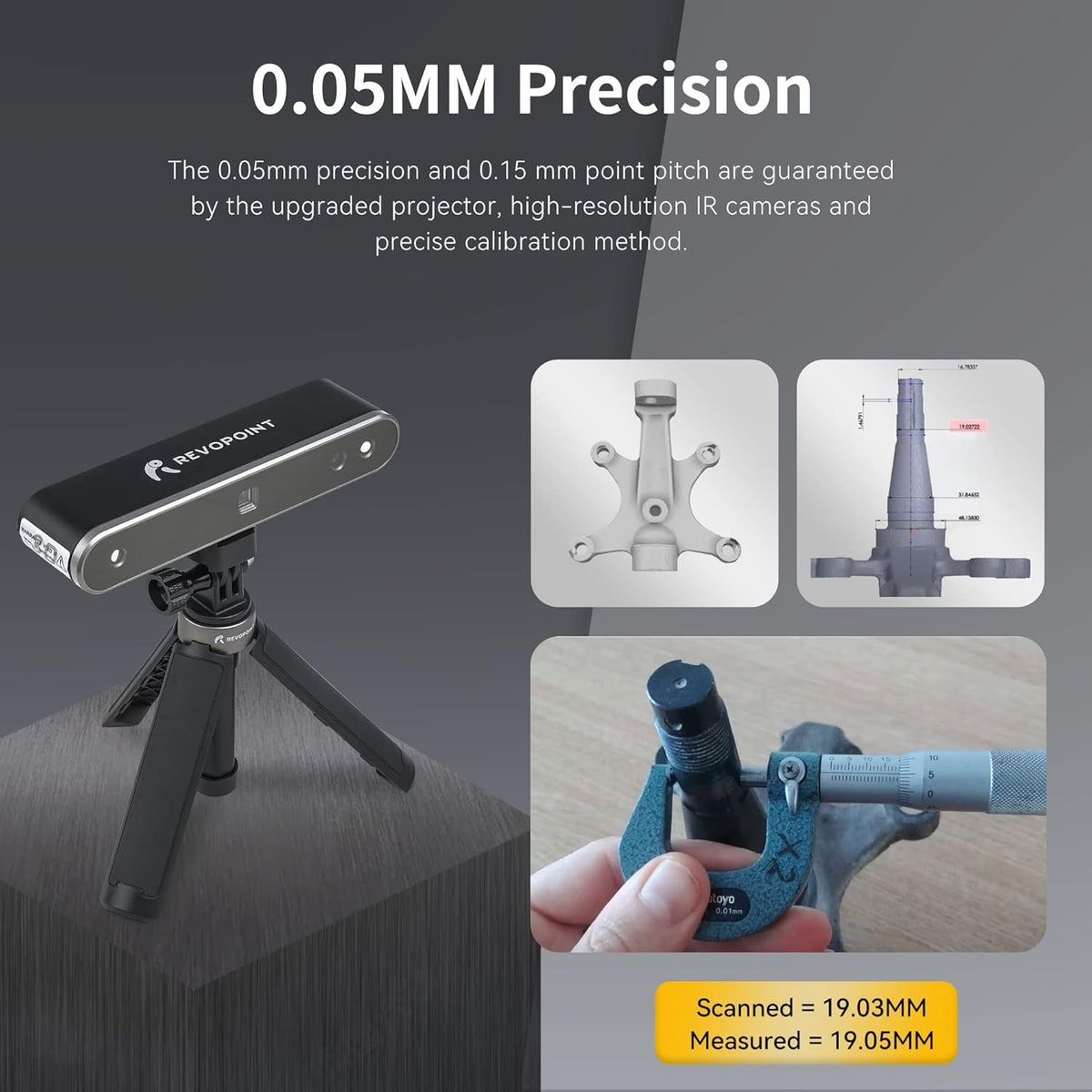 3D Scanner Portable for 3D Printing Z3839