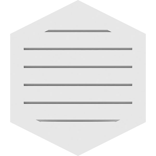 32x22W x 36x22H PVC Gable Vent X668
