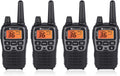 36 Channel FRS Two-Way Radio Walkie Talkie, Black/Silver, Pack of 2 F232635