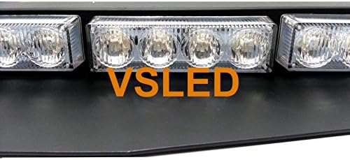 Pack of 2 LED Emergency Beacon Light Bar Q586233