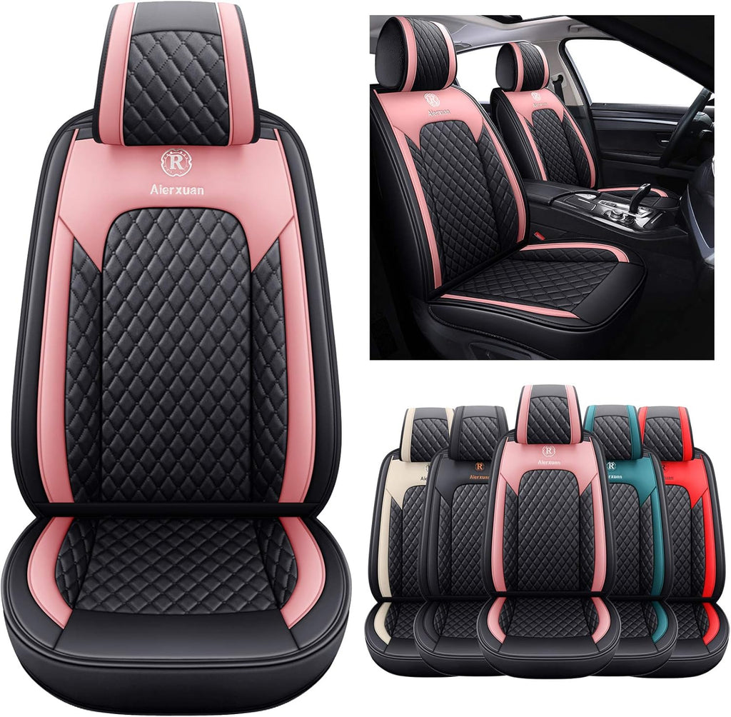 2 PCS Front Leather Waterproof Universal Seat Covers R588