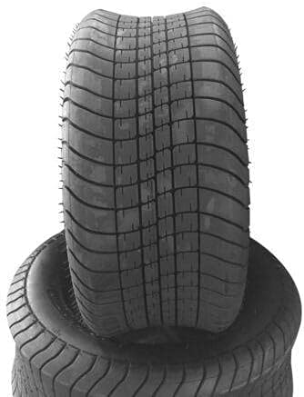 2Pcs Trailer Tubeless Tires Load Range E 10 Ply Bias 205/65-10 W335