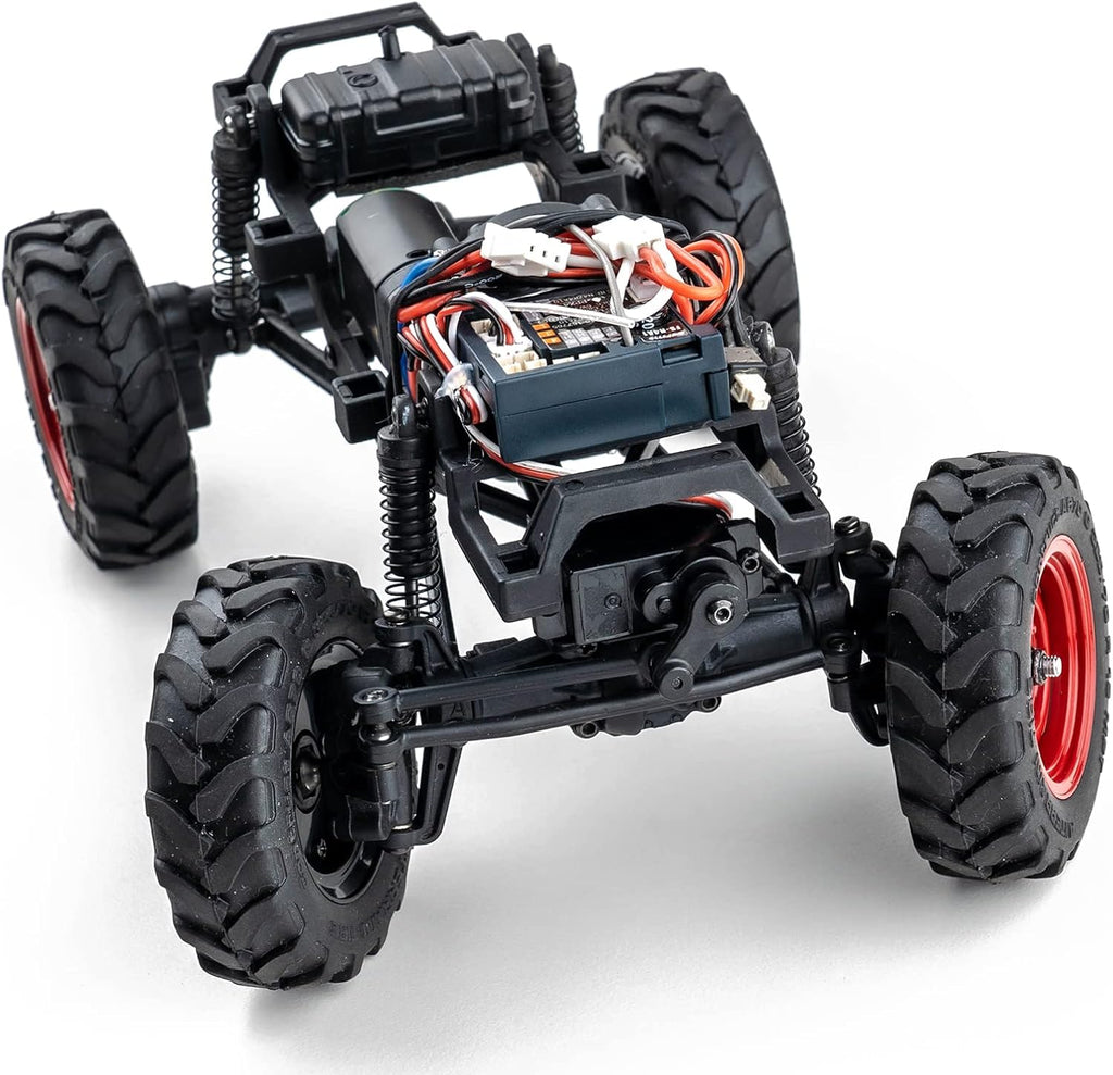 1/24 Scale 4WD RC Crawler Car (Red) I29386