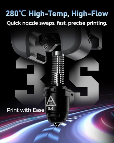 3D Printer, CoreXY High-Speed Printer with Auto Leveling, Direct Drive Extruder, 220×220×220mm Build Volume R39454