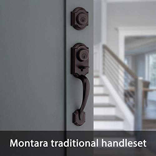 Polished Brass Front Door Lock Handle and Deadbolt Set D894