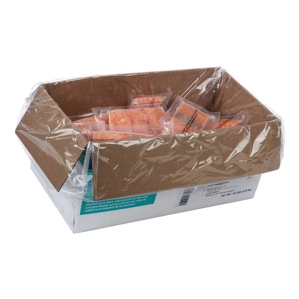 Individually Quick Frozen Skinless Boned Salmon Portions, 6 Ounce -- 26 per Case T3886
