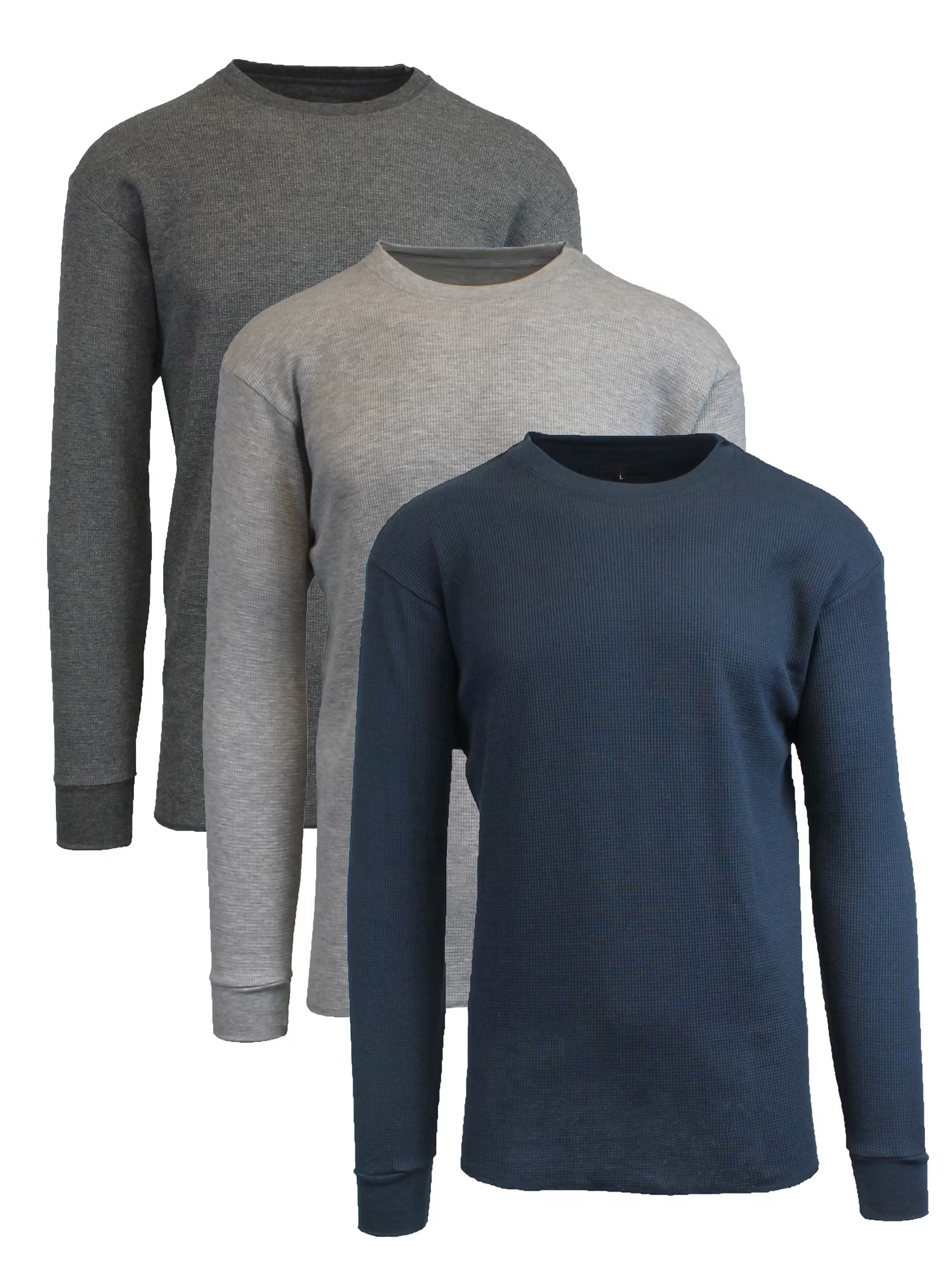 3-Pack Men's Long Sleeve Thermal Shirts Z897535
