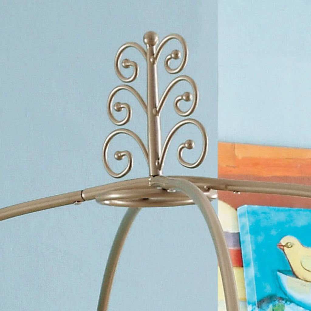 Champagne Metal Bed Twin Z47336