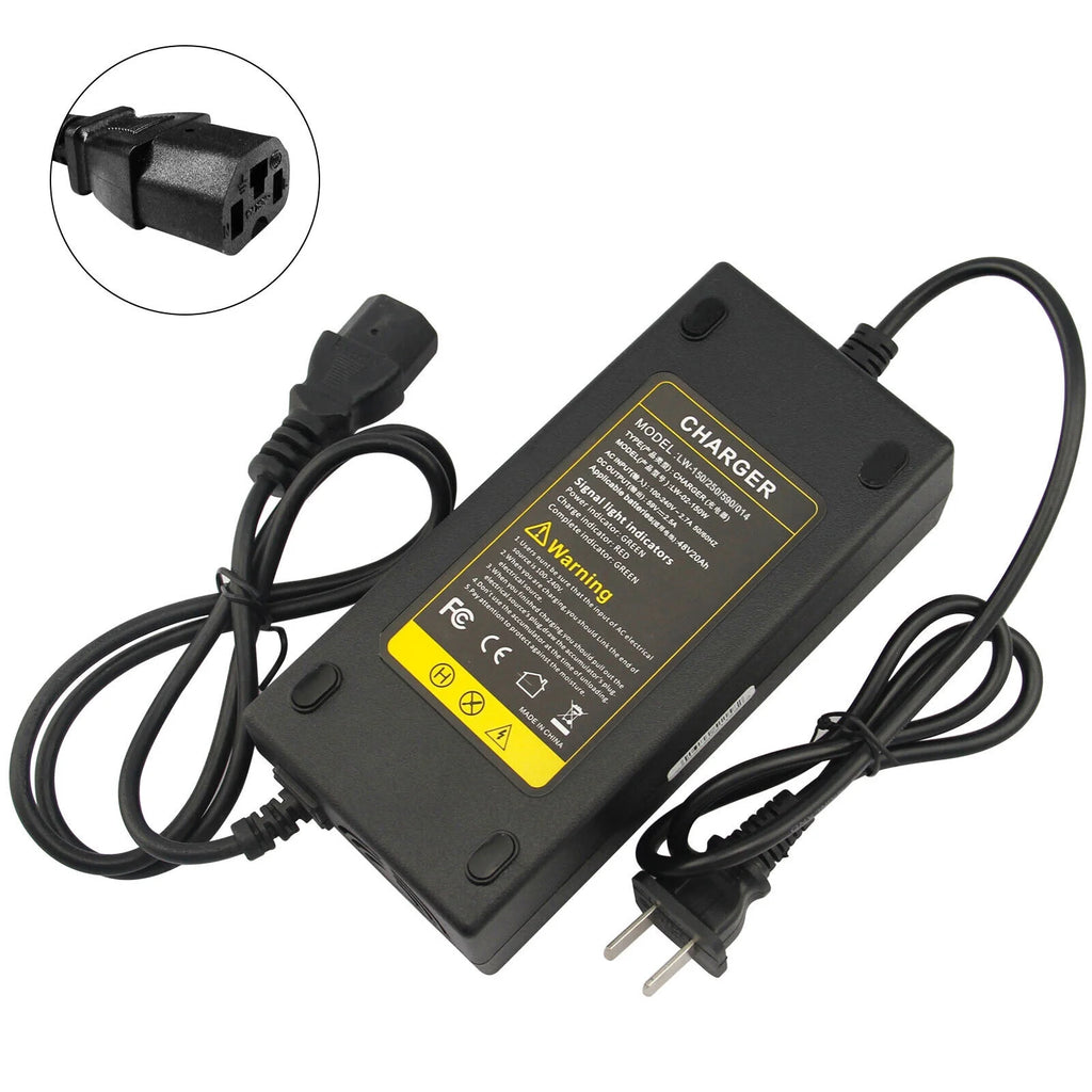 48V 2.5A Battery Charger for Electric Car E-bike Scooter U3609