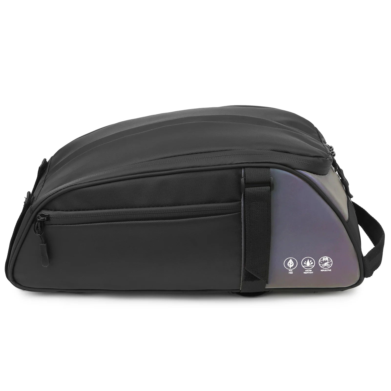 Waterproof Bike Rear Rack Bag with Reflective Loop and Carrying Handle K84588