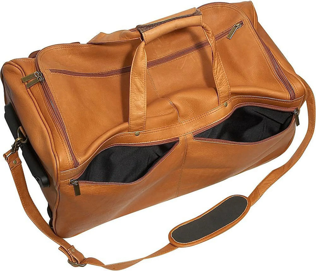 Tan Rolling Duffel T378