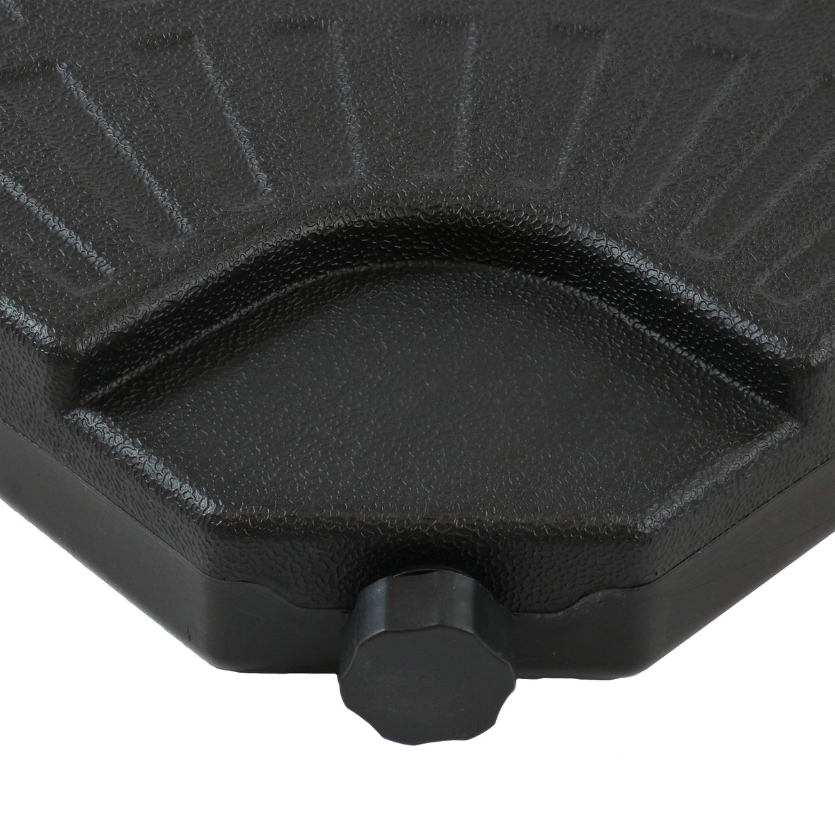 Black Cantilever Patio Umbrella Base Plate 4 Pk N377