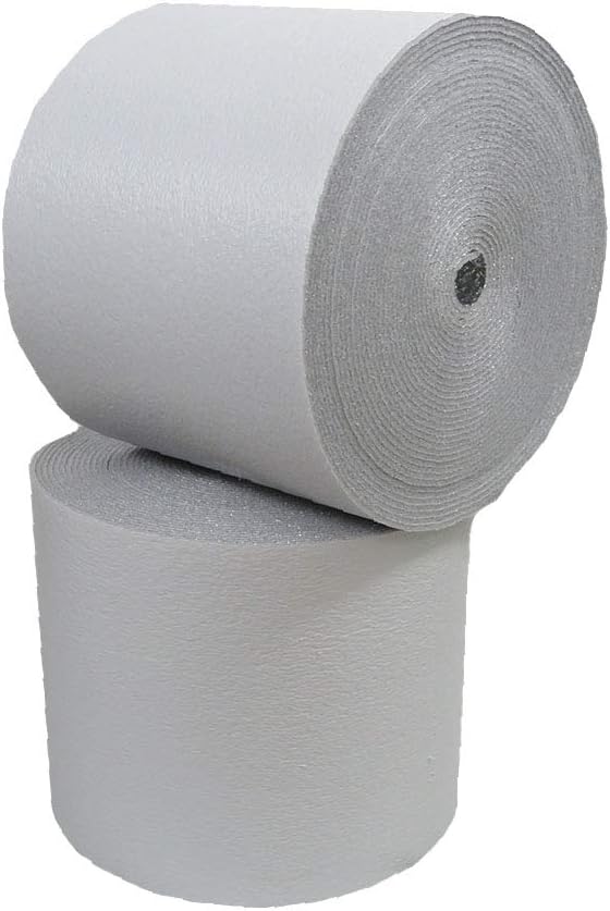 White Reflective Foam Core 2 Car Garage Door Insulation Kit 18FT x 8FT R Value 8.0 R1197