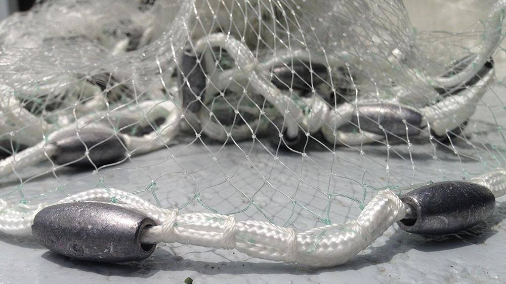 7& Spreader Cast Net 5/8 inch Mesh Clear Mono 1.5 lb Lead Wts O138514