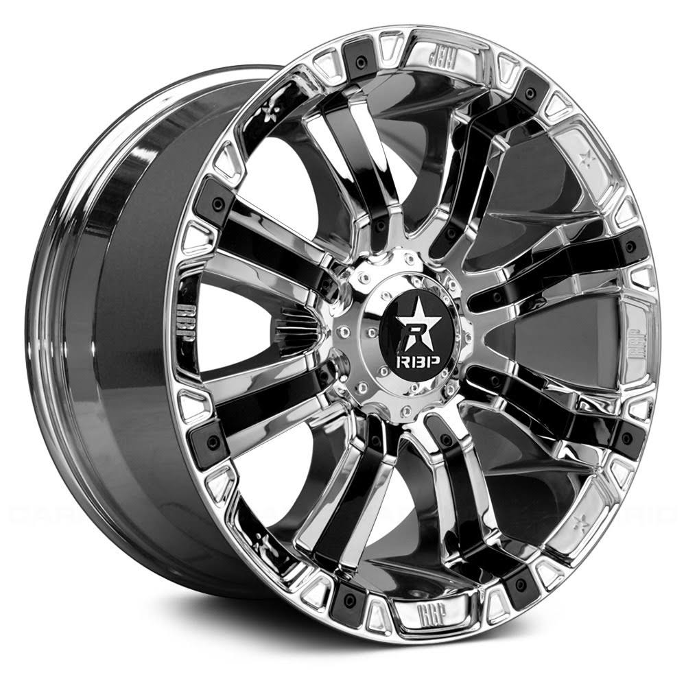 2003 Ford F250 Chrome and Black Wheel T591