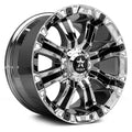 2003 Ford F250 Chrome and Black Wheel T591