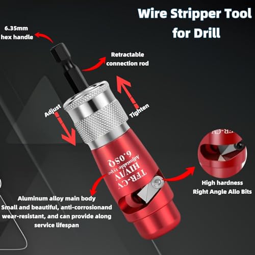 2 Pcs Wire Twister Tool for Drill E6589