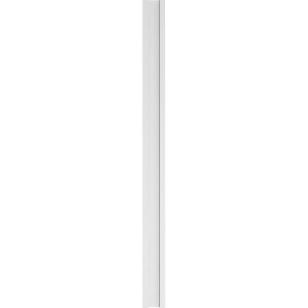 Plain PVC Pilaster with Decorative Capital & Base (Pair) B185