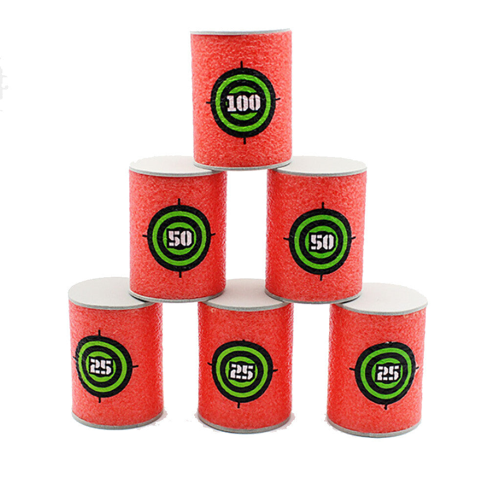 18x EVA Soft Bullet Target Dart Toy W457