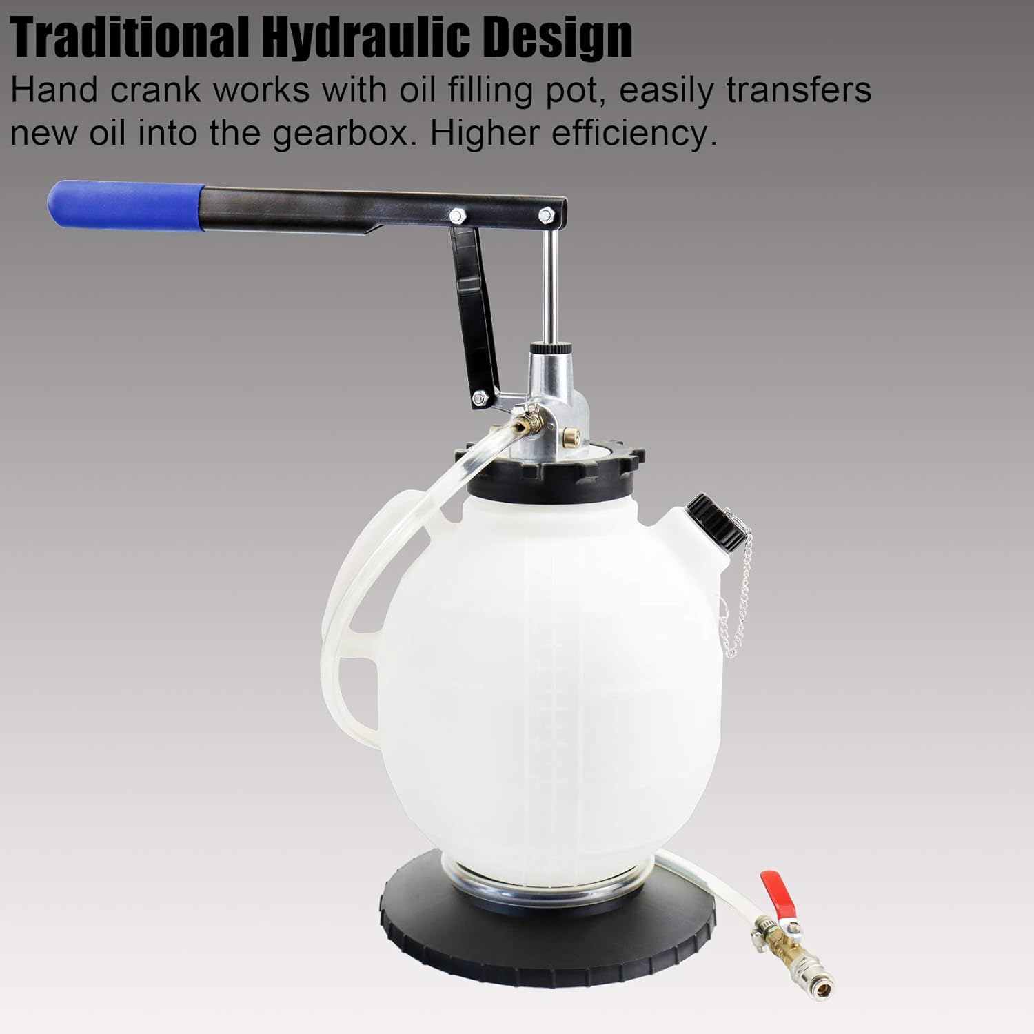 7.5L Manual Automatic Transmission Fluid Refill Pump Set with 15PCS Adapters T9123