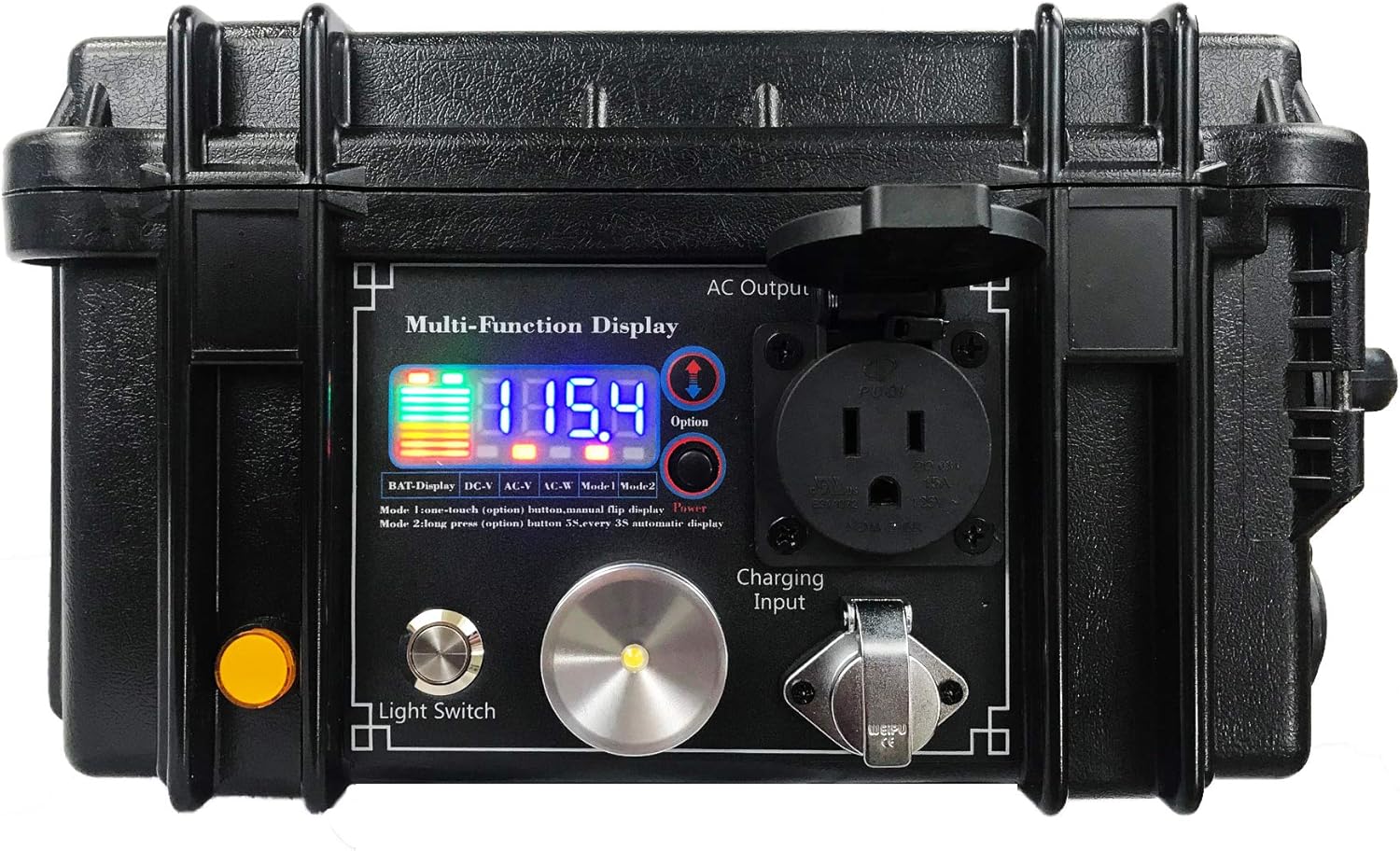 2000Wh Portable Power Station with 110/220V Output W468
