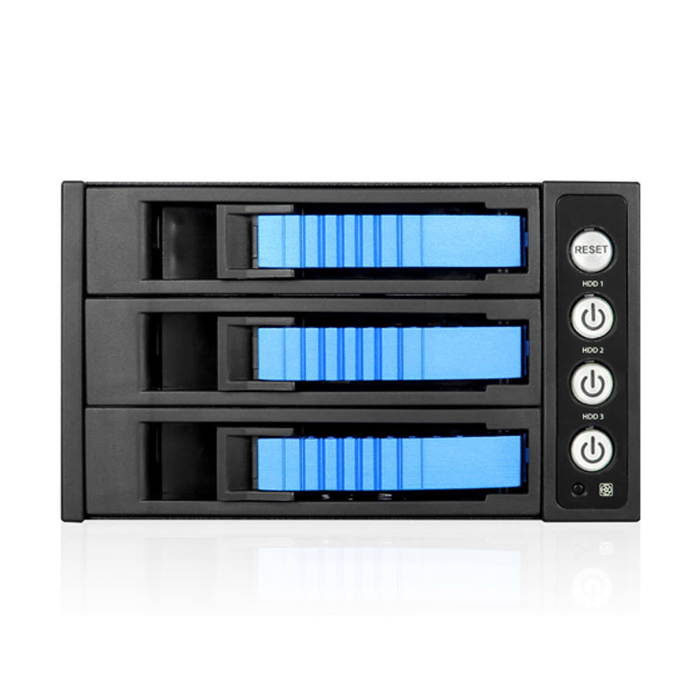 2x5.25-3x3.5 SATA Cage Blue T919046