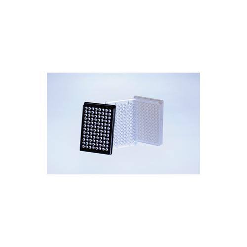 96W Non-Binding Plate, PS, Round (U) Bottom, Clear L6652