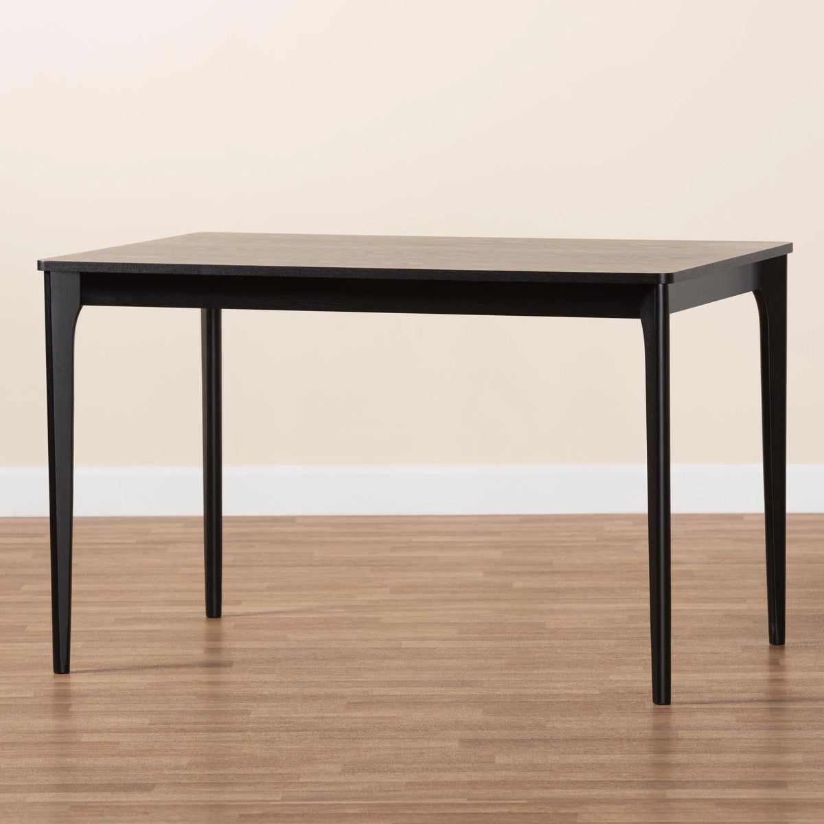 Black Finished Wood Dining Table J1501