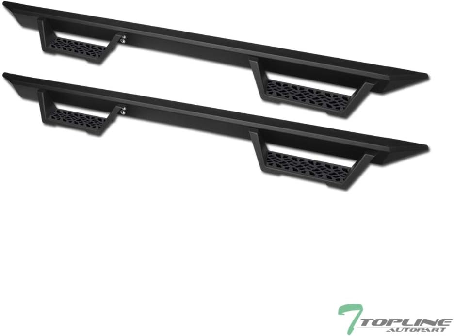 Matte Black Modular Drop Step Side Nerf Bars Rail Running Boards F987
