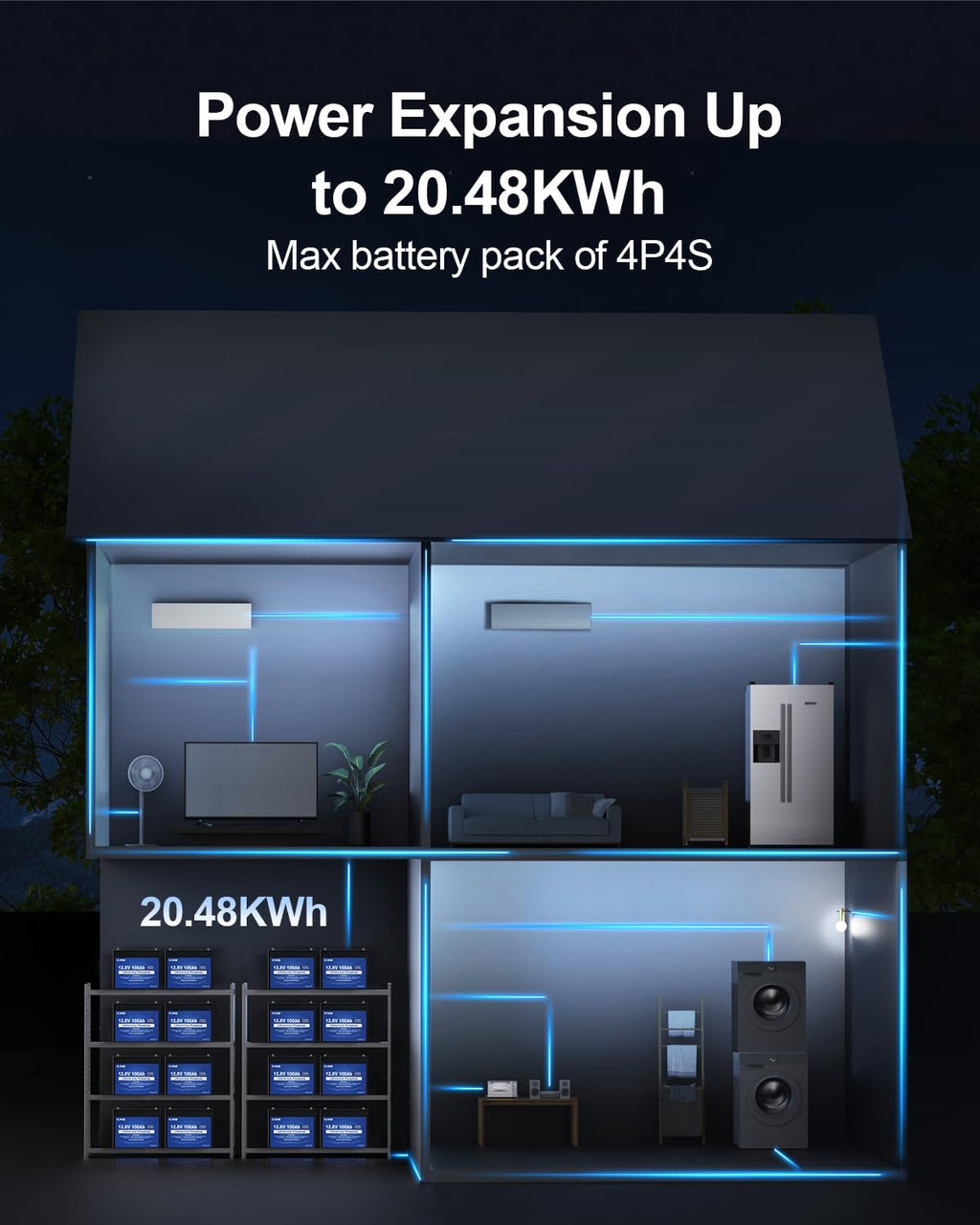 12V 100AH LiFePO4 Lithium Battery with 100A BMS I146