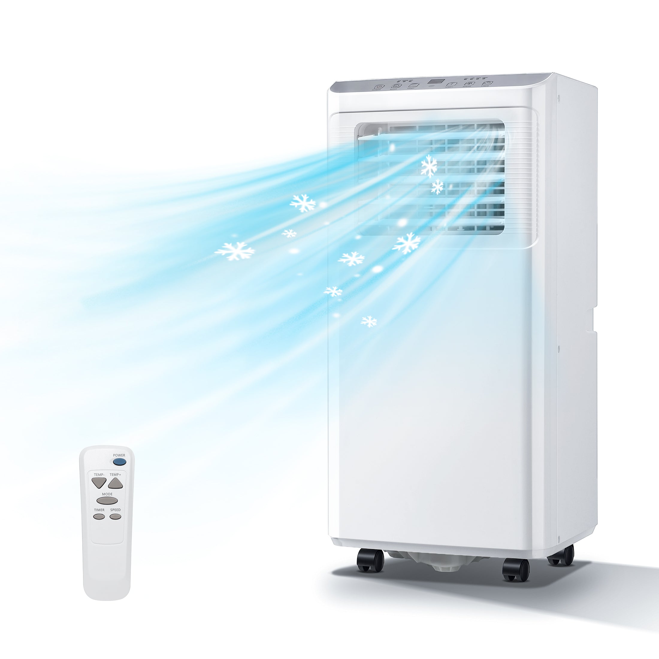 Portable Air Conditioner, 8000 BTU Room AC Unit, Built-in Dehumidifier & Fan Mode P626534