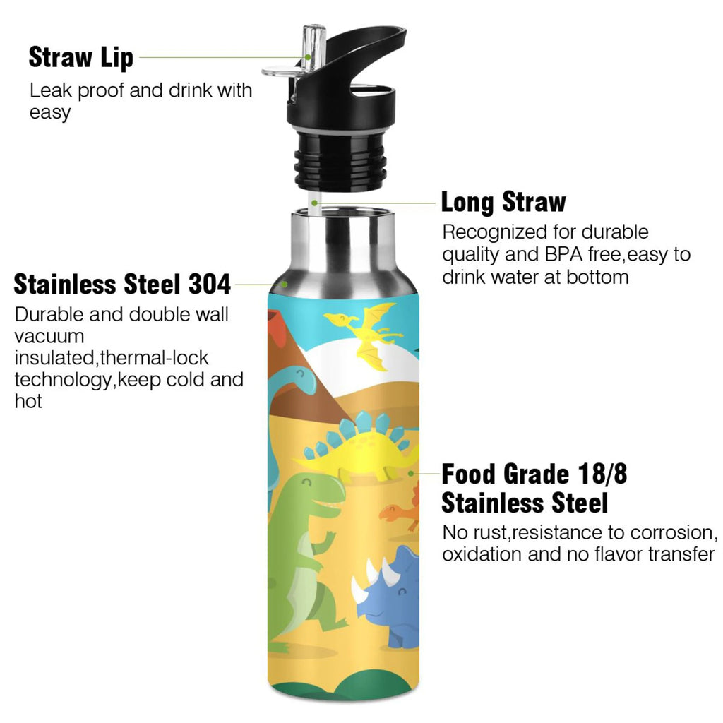 Stainless Steel Vacuum Insulated Water Bottle 20 OZ R463132