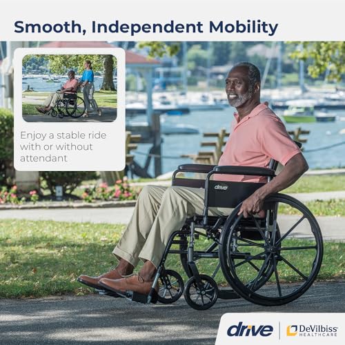 Light Weight Wheelchair with Flip Back Removable Arms, Swing Away Footrests, 20'' Seat W5963