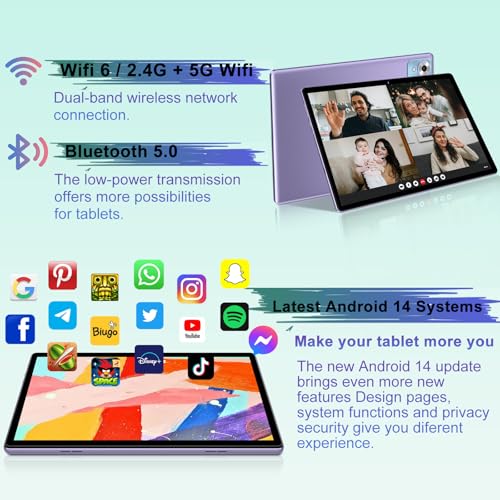 Black 10.1 Inch 2-in-1 Tablet with Keyboard P61783