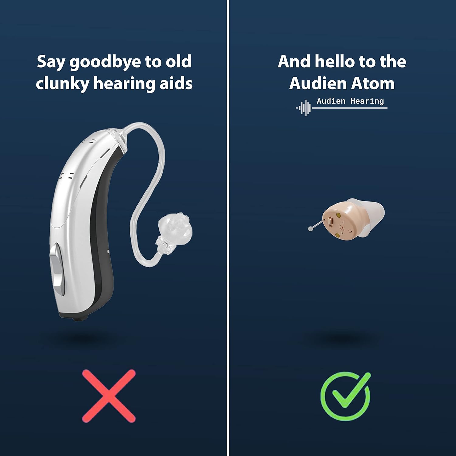 Rechargeable Hearing Amplifier with Accessory Kit T200