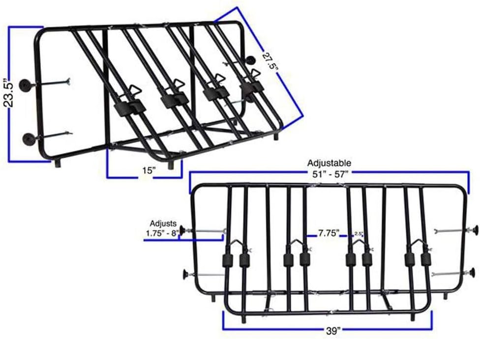4-Bike Truck Bed Bike Rack V782