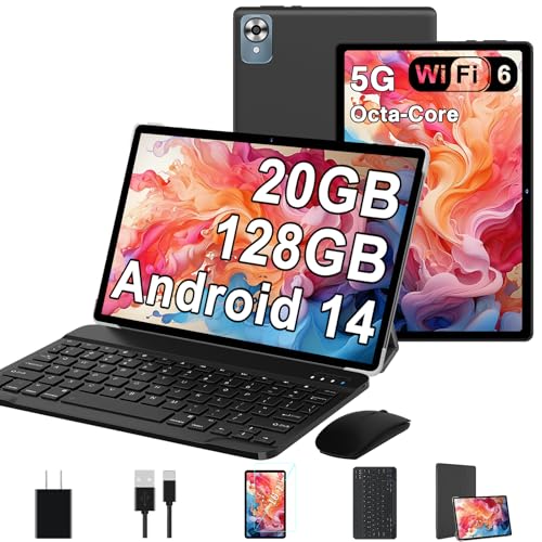 Black 10.1 Inch 2-in-1 Tablet with Keyboard P61783