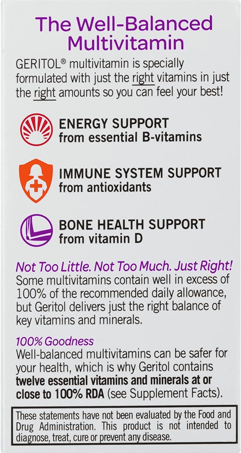 Multi-Vitamin Mineral Supplement Tablets 100 Ea U327