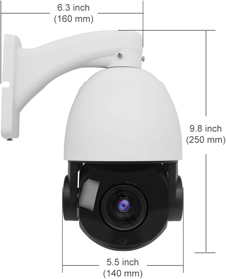 4K PTZ 8MP Security Camera with 30x Optical Zoom and Night Vision G5636