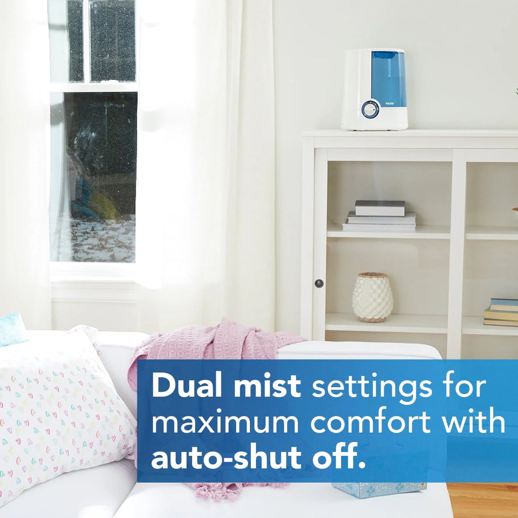 Blue Warm Mist Humidifier Y67647