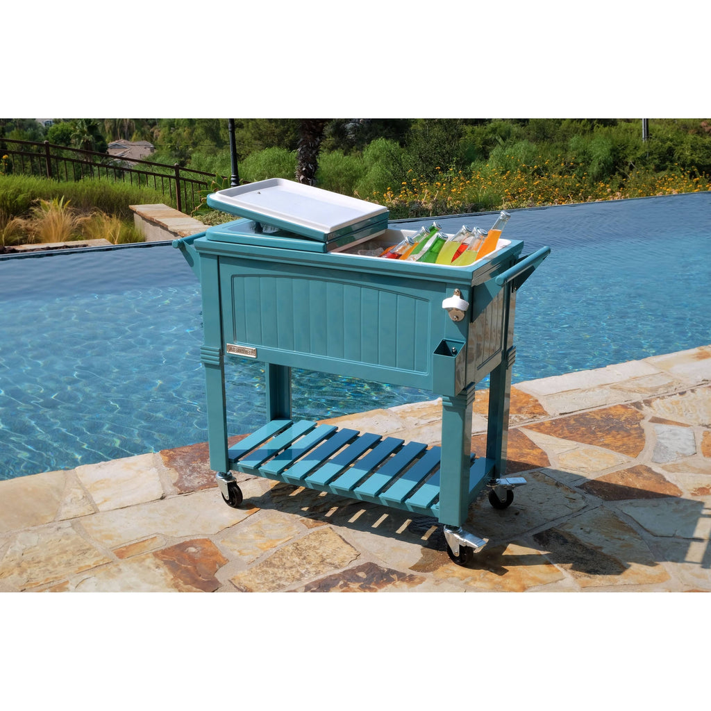 Portable Rolling Patio Cooler 80 qt. X878